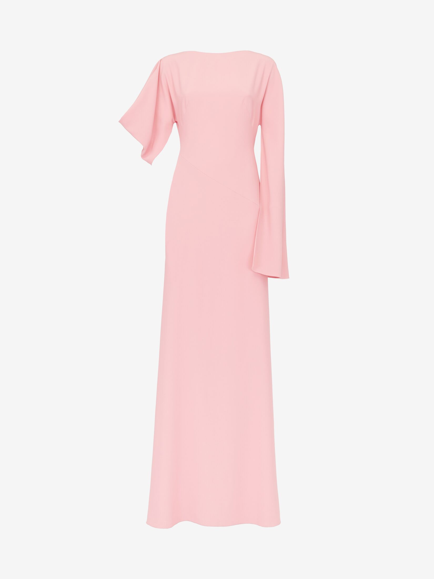 pink long dress