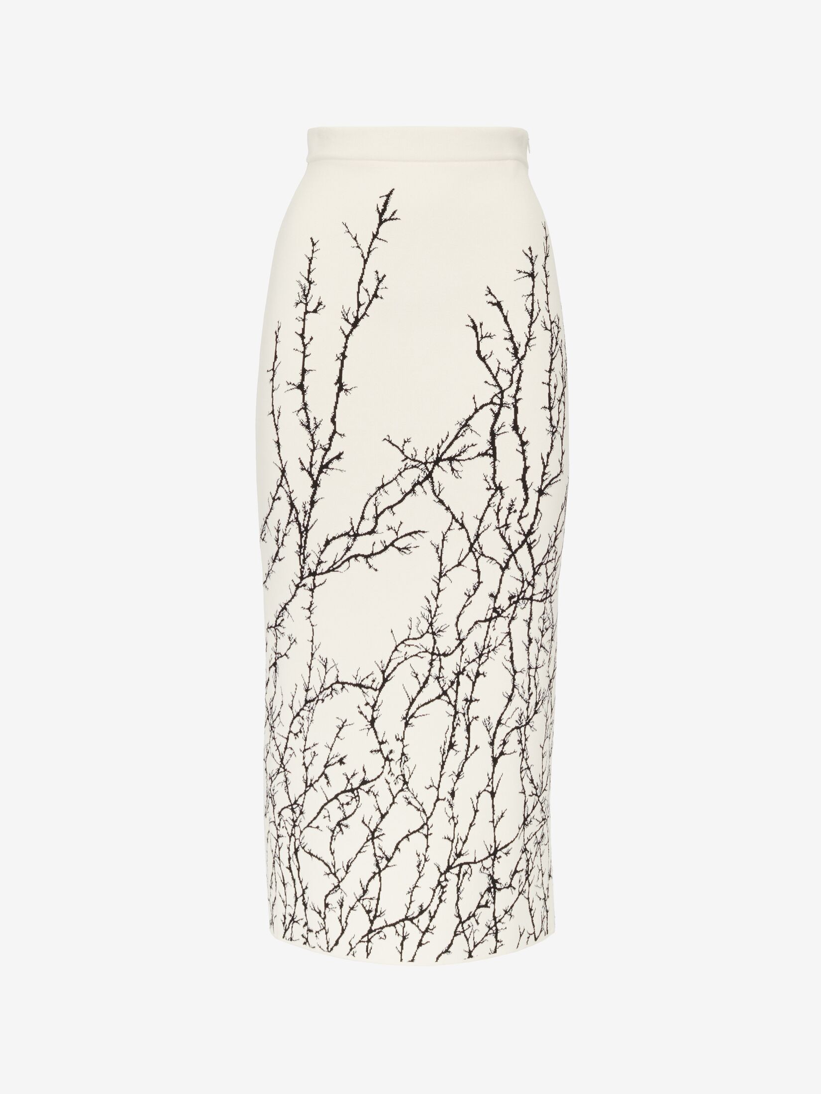 White pencil skirt