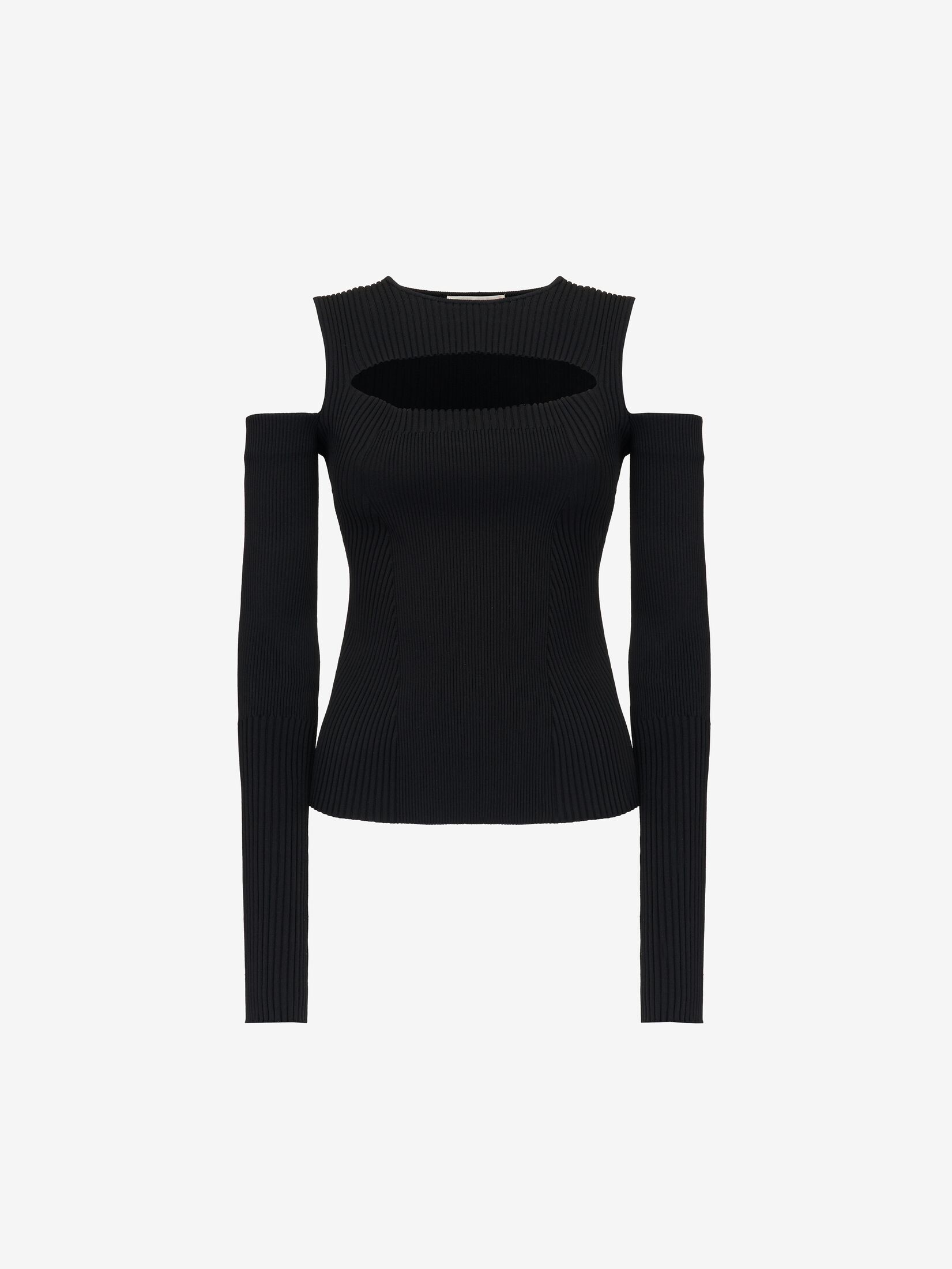 black sweater