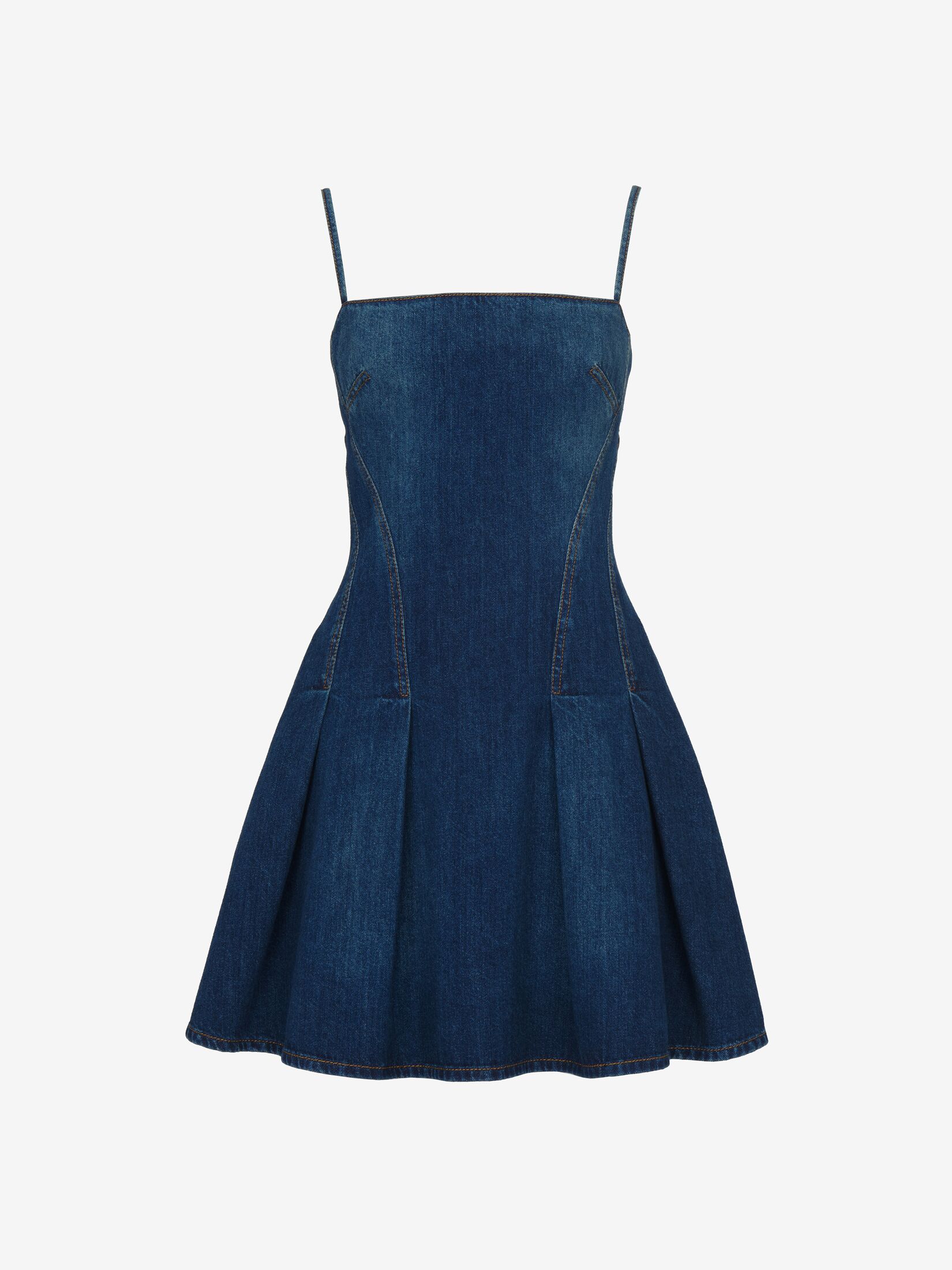 short demin dress