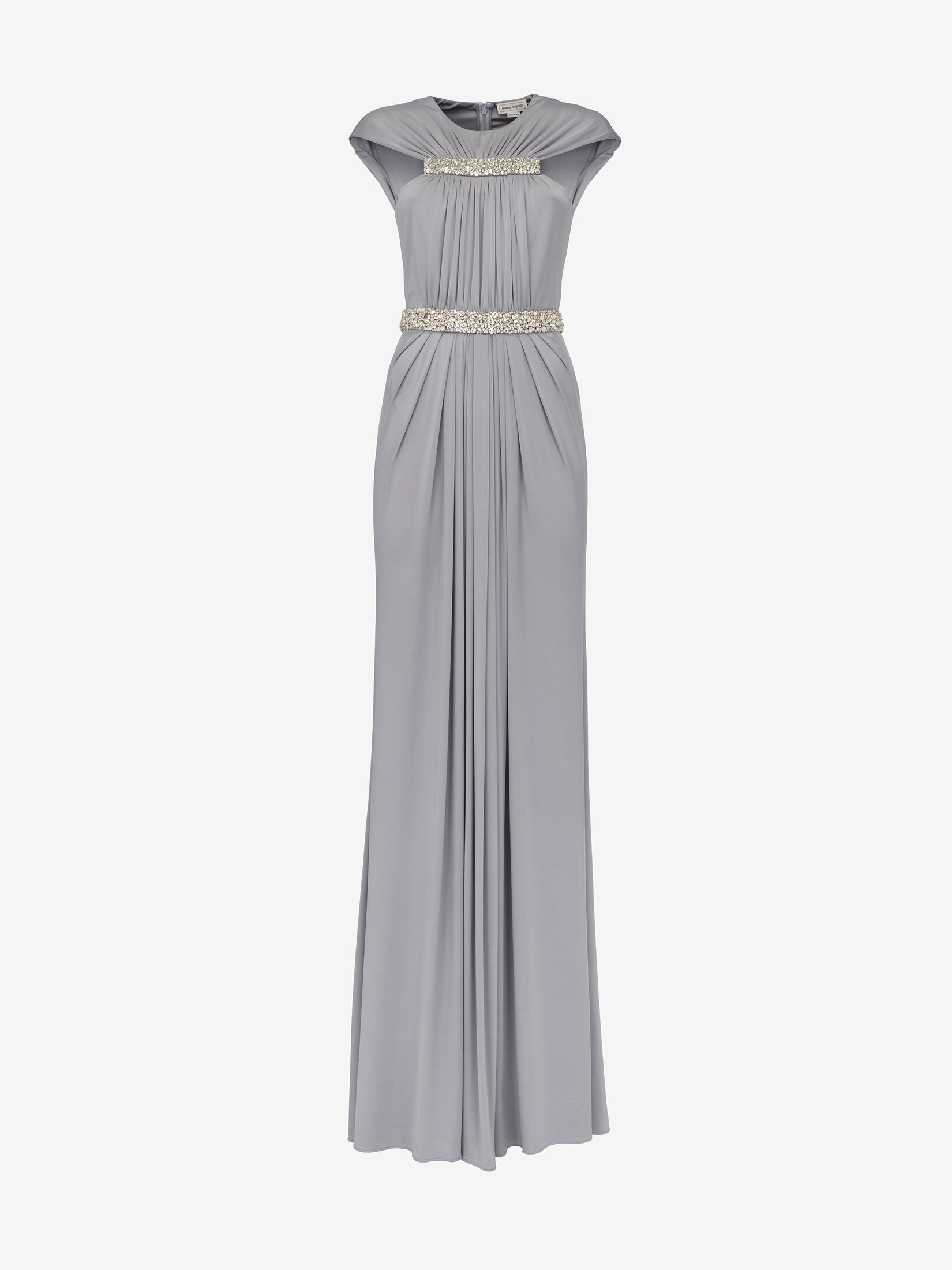 long grey dress